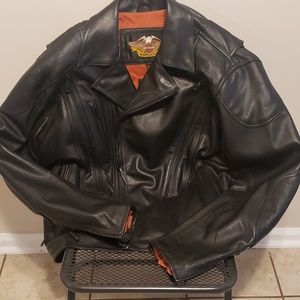 Harley Davidson leather jacket mens XL